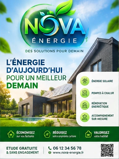 Nova Énergie — Flyer